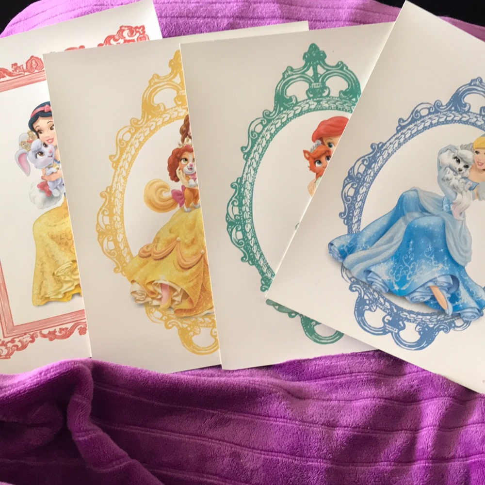 Disney Princess and Pet Exclusive Lithographs